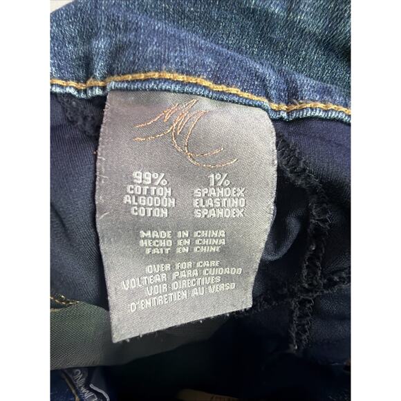 Melissa McCarthy Seven 7 Women's 20 Slimming Girlfriend Patch Denim Jeans 80's - Picture 11 of 14